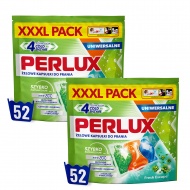 Zestaw 2 x PERLUX żelowe kapsułki do prania uniwersalne 3w1 XXXL 104 szt