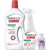 Zestaw Sidolux antybakteryjny do podłóg i uniwersalny+ Gratis żel do rąk 100 ml