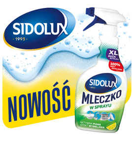 Baner Sidolux i Perlux