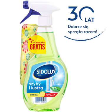 SIDOLUX Crystal Płyn do mycia szyb - cytrynowy