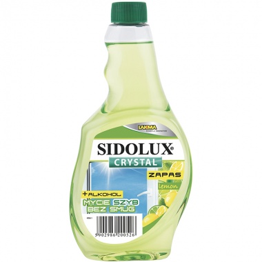 SIDOLUX Crystal Płyn do mycia szyb - lemon zapas