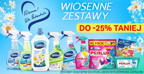 Baner Sidolux i Perlux