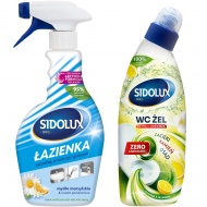 Zestaw do łazienki SIDOLUX Łazienka i SIDOLUX WC żel cytryna z jaśminem