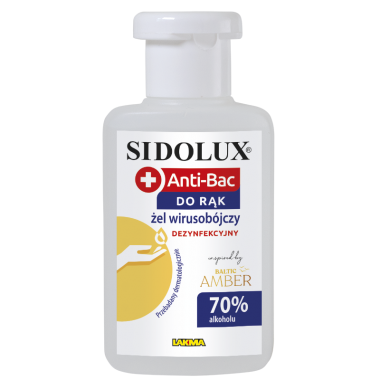 SIDOLUX Anti-Bac żel wirusobójczy do dezynfekcji rąk - baltic amber