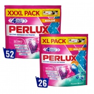Zestaw PERLUX żelowe kapsułki do prania kolor 3w1 XXXL i XL 78 szt
