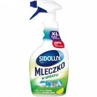 SIDOLUX MLECZKO W SPRAYU CYTRYNOWE 750 ml
