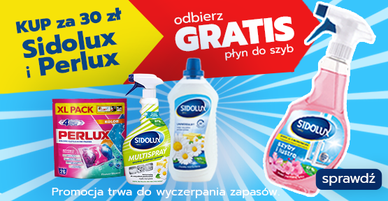 Baner Sidolux i Perlux