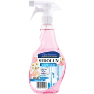 SIDOLUX CRYSTAL płyn do mycia szyb i luster - różane mydło marsylskie