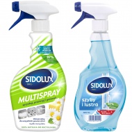 Zestaw podstawowy do sprzątania SIDOLUX Multispray i SIDOLUX Arctic do szyb