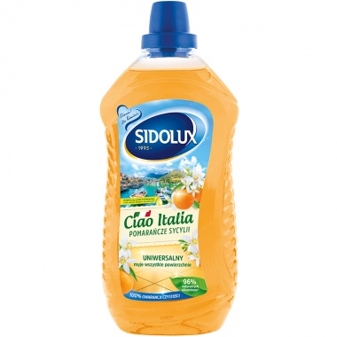 SIDOLUX Uniwersalny płyn do mycia - Pomarańcze Sycylii